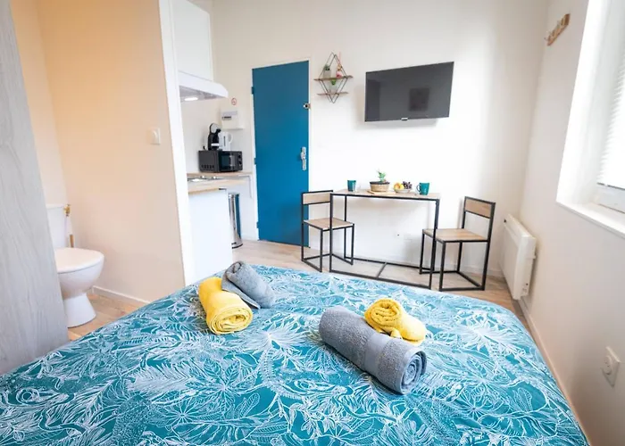 Le Nouveau Cosy Et Equipe - Proche Centre Gare Et Commerces - Kasa דירה